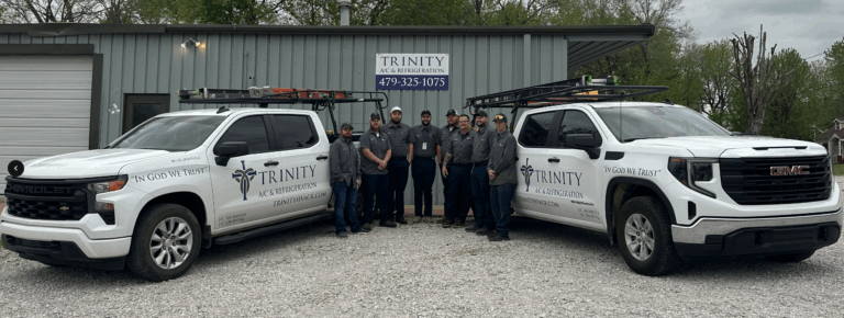 employees with work vans